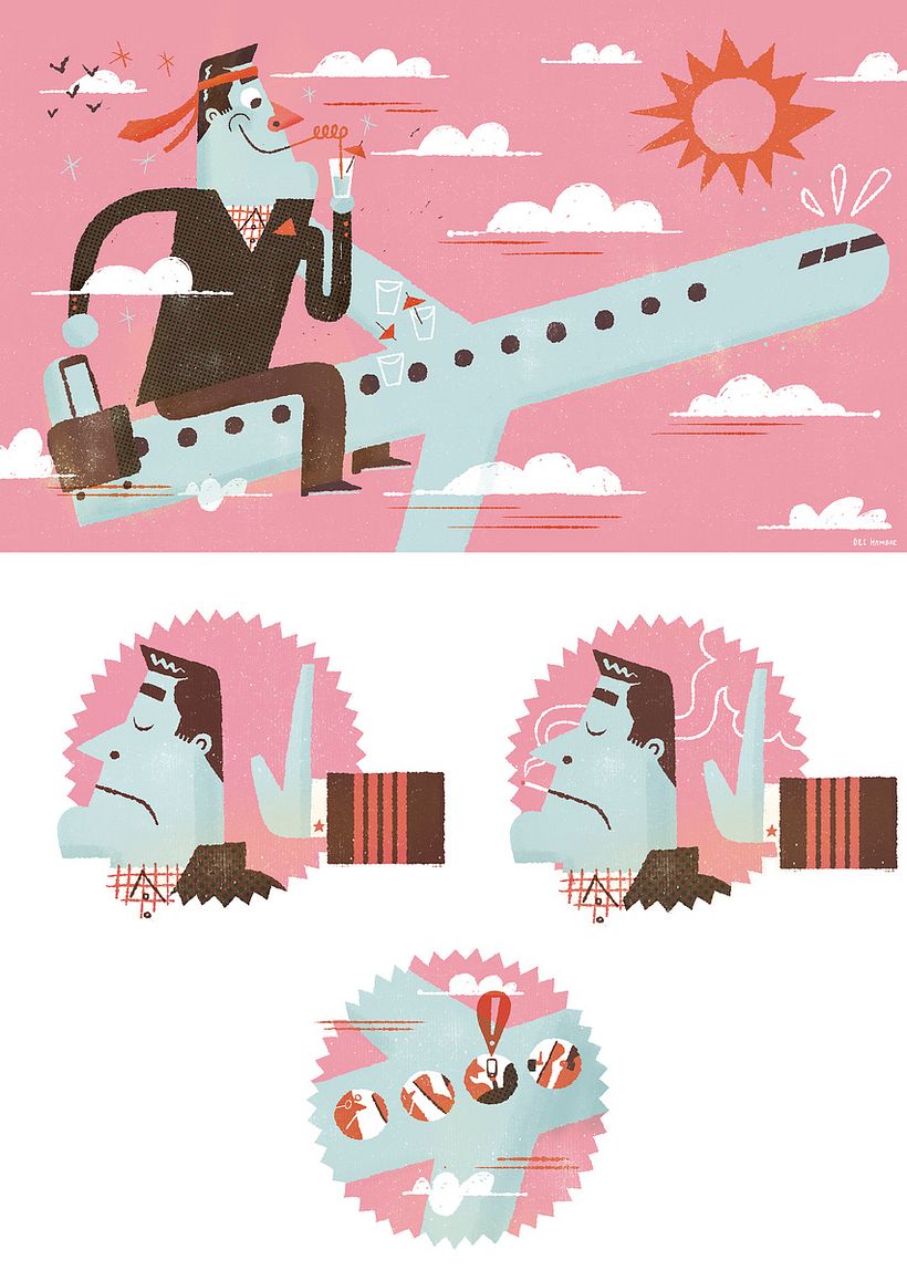 Del Hambre, el alucinante ilustrador en cuerpo de hombre 2