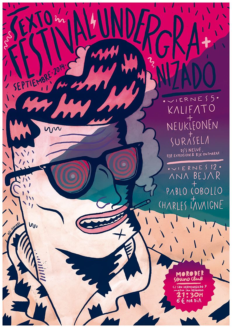 Del Hambre, el alucinante ilustrador en cuerpo de hombre 3