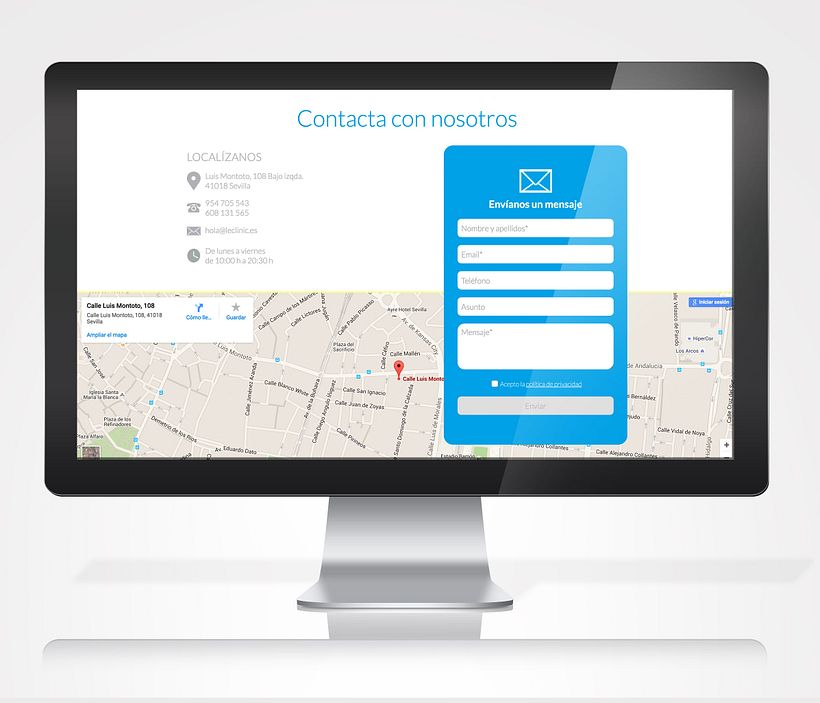Diseño/Desarrollo Web/UI/UX: LeClinic 2