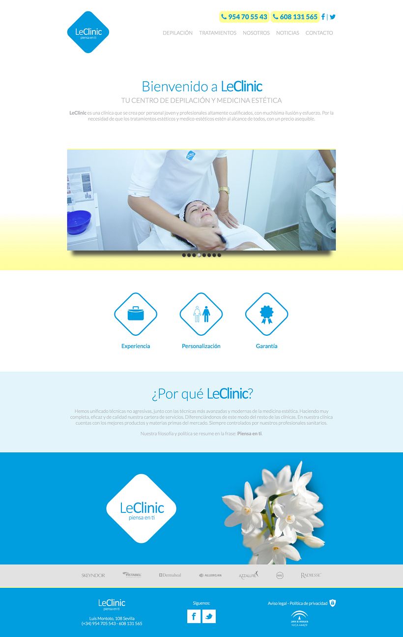 Diseño/Desarrollo Web/UI/UX: LeClinic 3