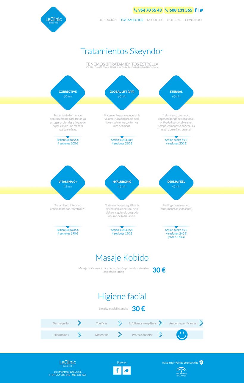 Diseño/Desarrollo Web/UI/UX: LeClinic 6