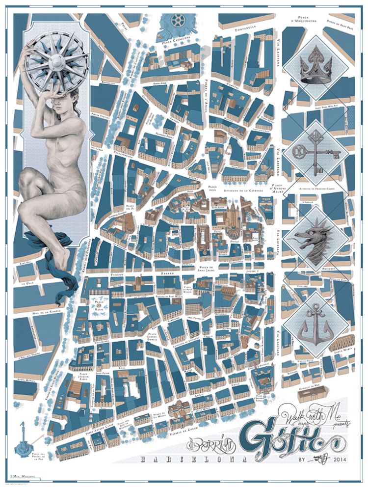 Los mapas ilustrados de Walk With Me 9
