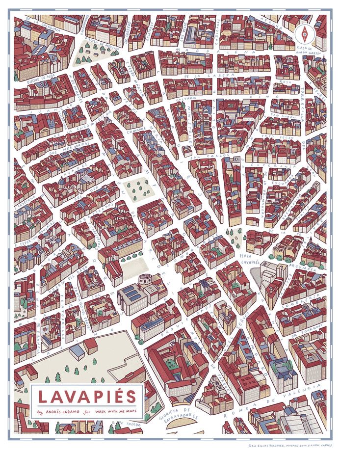 Los mapas ilustrados de Walk With Me 17