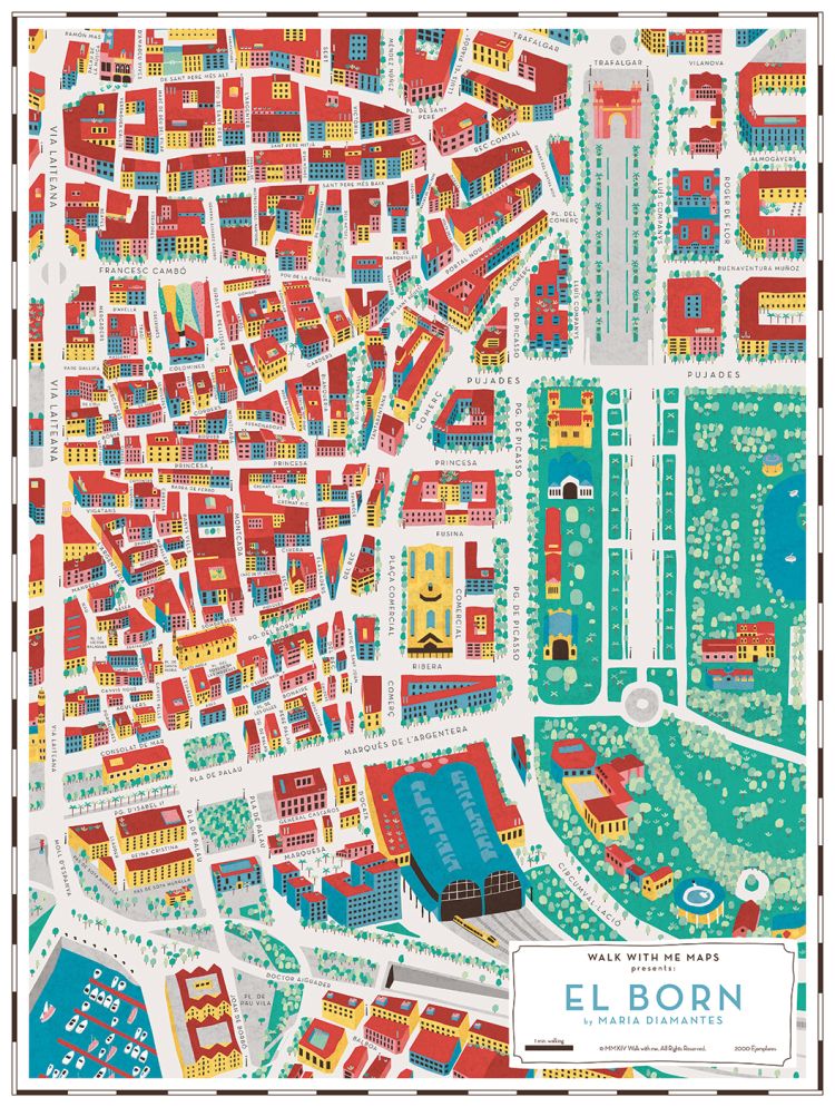 Los mapas ilustrados de Walk With Me 15