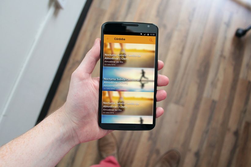 App Calendario de running en Andalucia 2