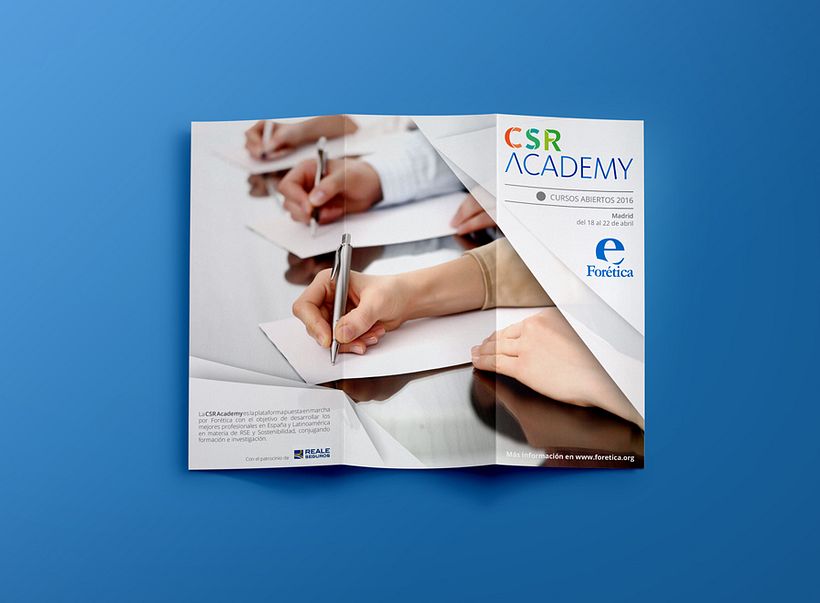 Tríptico cursos CSR Academy 1