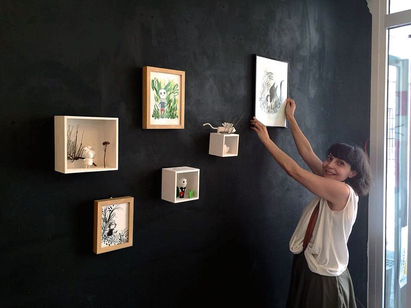 Exposición. Lo que habita en la naturaleza. Estudio64. - Ilustración tradicional