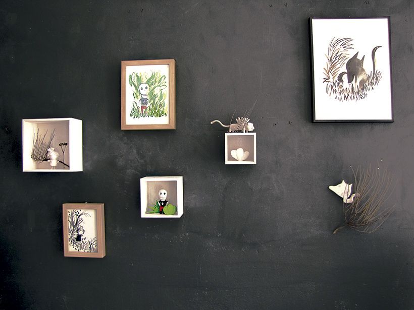 Exposición. Lo que habita en la naturaleza. Estudio64. - Ilustración tradicional
