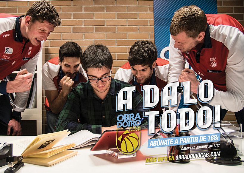 Campaña Abonos 2016/17 para el Obradoiro CAB 1