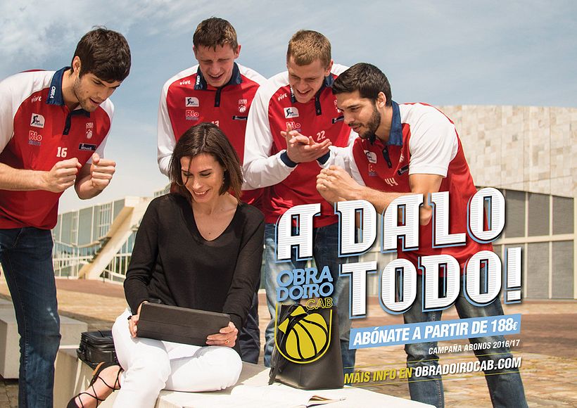 Campaña Abonos 2016/17 para el Obradoiro CAB 2