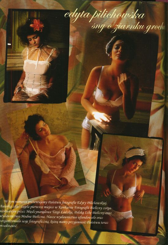 lencería -publicación en Magazín "Modna Bielizna" 0