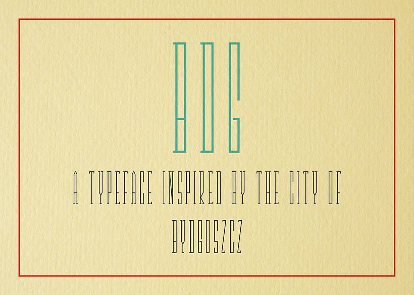 BDG Font. Presentación 0