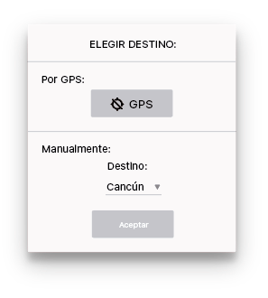 Diseño de ventana flotante de una app mobile 1