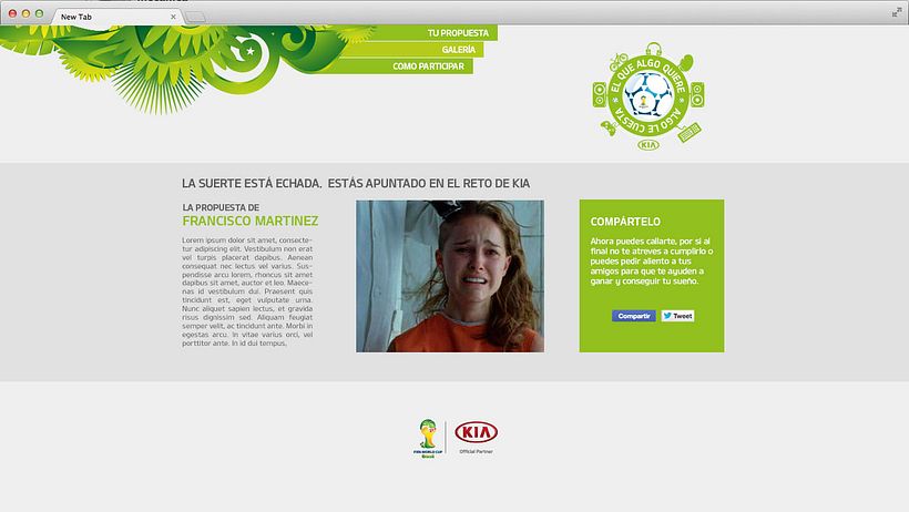 Al mundial con Kia 0