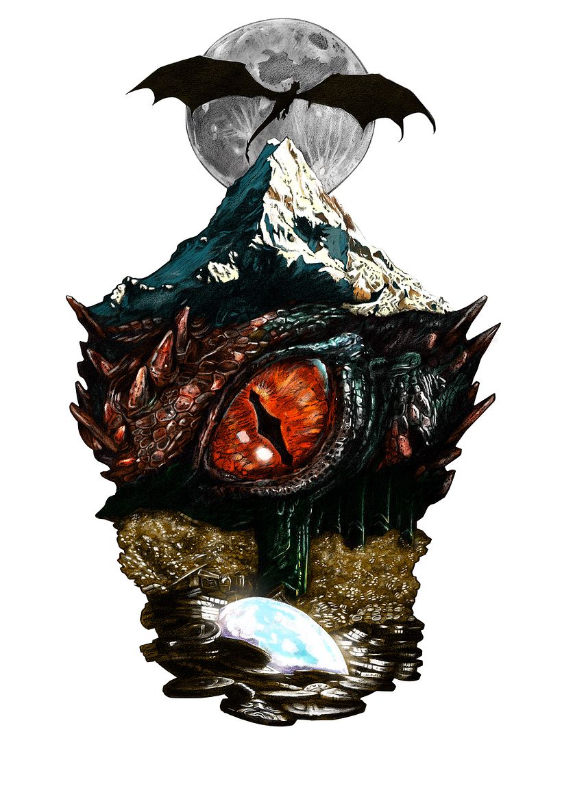 SMAUG EL TERRIBLE. Un pequeño homenaje al último gran dragón 3