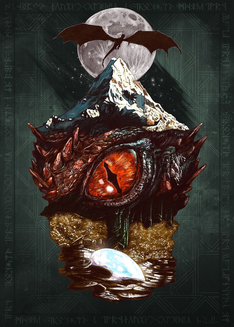SMAUG EL TERRIBLE. Un pequeño homenaje al último gran dragón 5