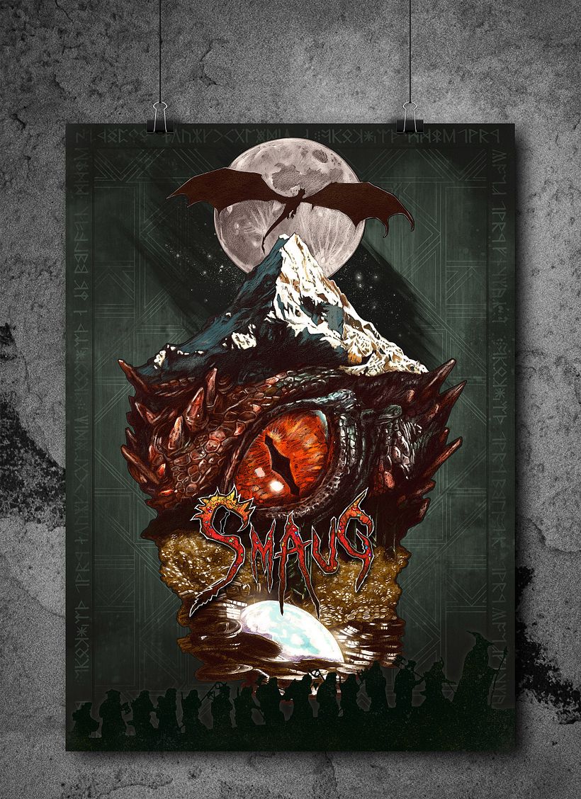 SMAUG EL TERRIBLE. Un pequeño homenaje al último gran dragón 14