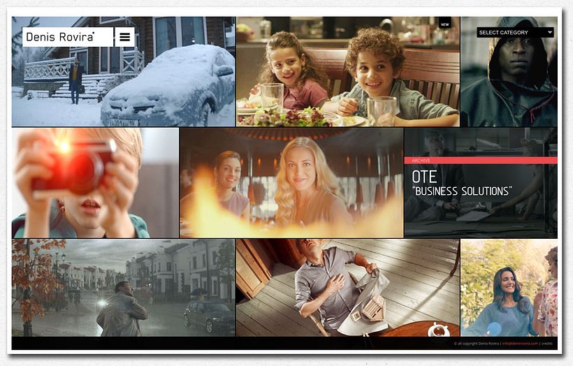 Web for filmdirector Denis Rovira 3