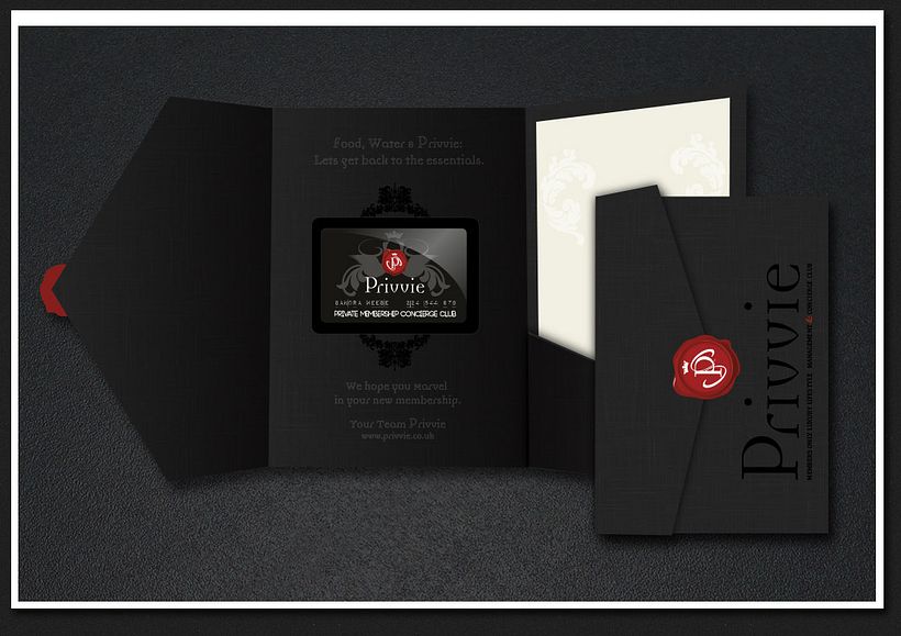 Web & Logo design for Luxury Concierge Clug in London 4