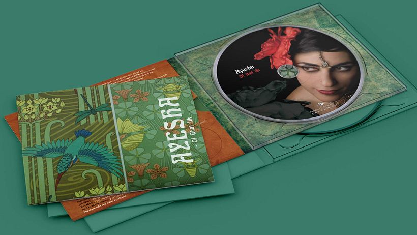 Webdesign for singer/songwriter Ayesha 4