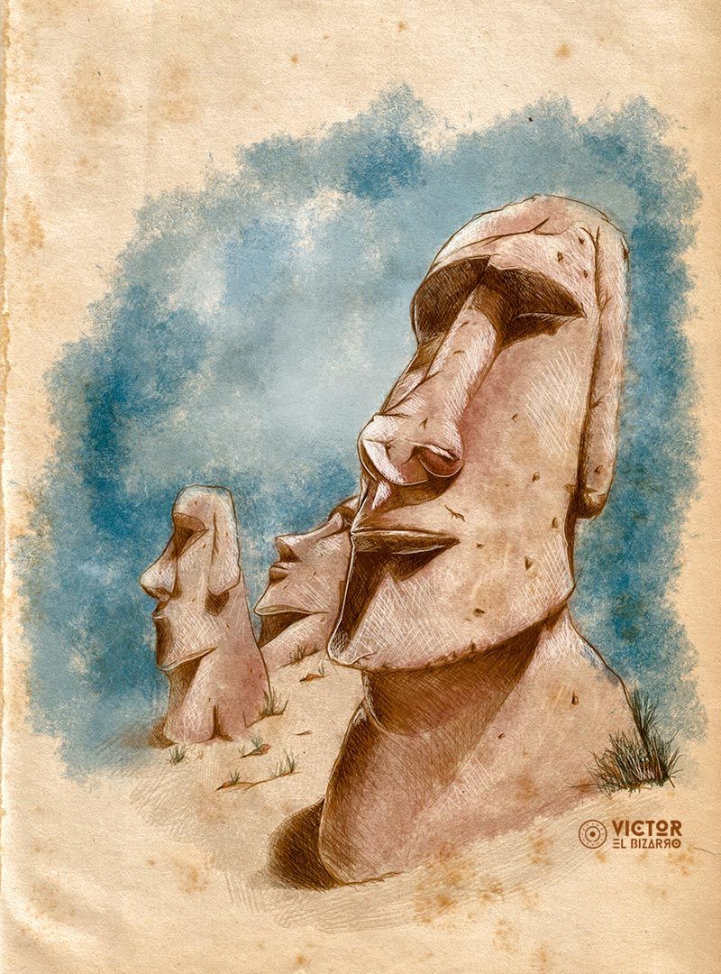 Reliquias del pasado - Ilustración tradicional