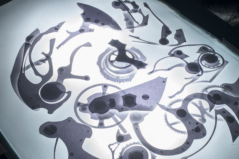 Clock engine / Papercut 4