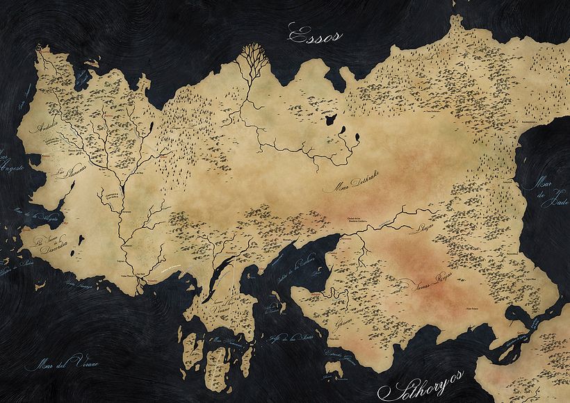 Mapa de Juego de Tronos 4