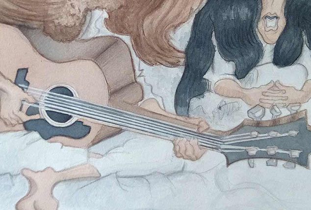 Lennon | Caricatura - Illustration traditionnelle