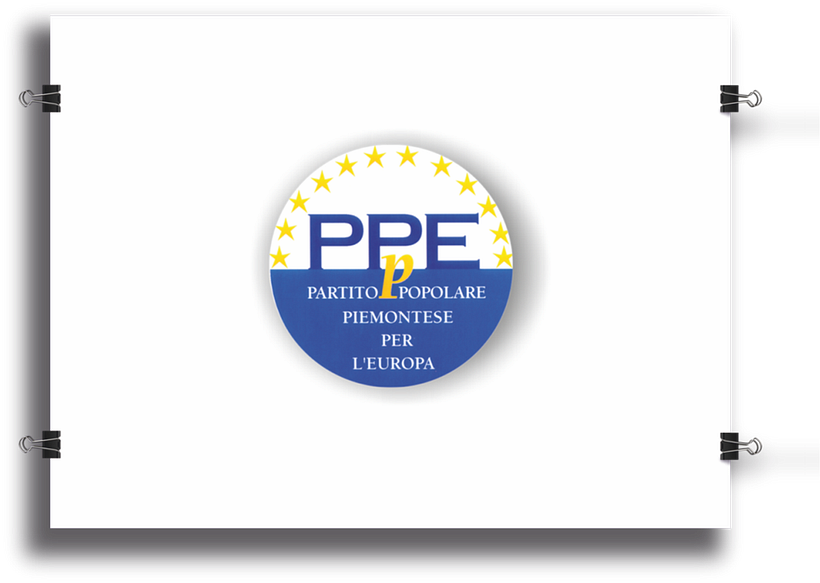 Creación logo PPyE (1999) - Pencitraan Merek & Identitas