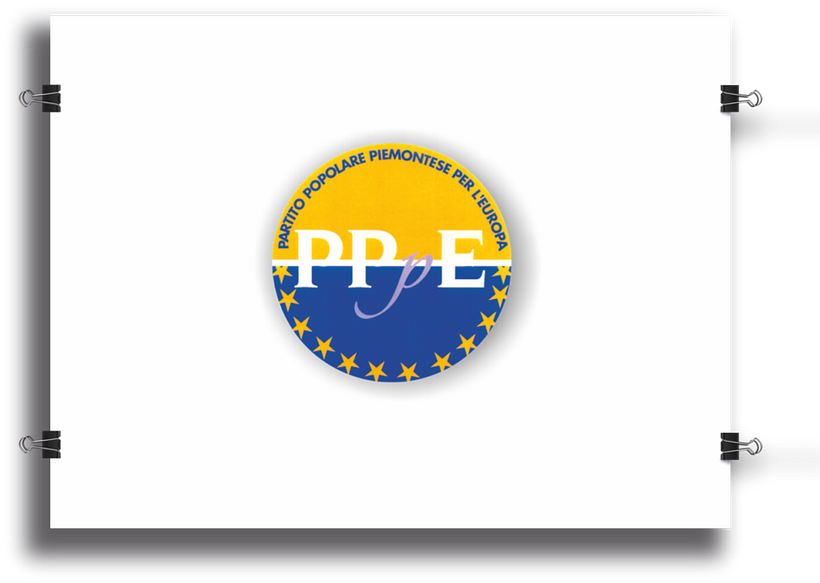 Creación logo PPyE (1999) - Pencitraan Merek & Identitas