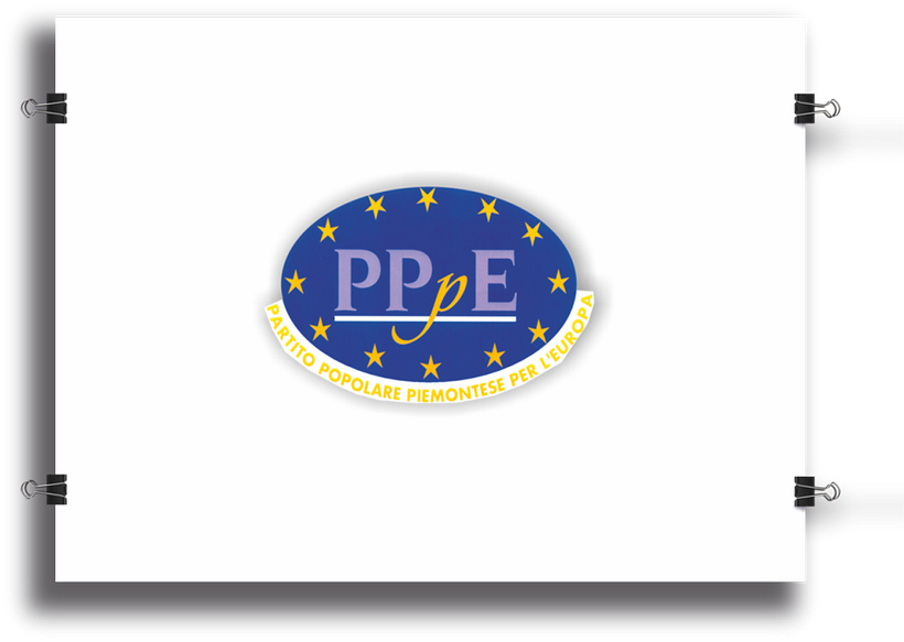 Creación logo PPyE (1999) - Pencitraan Merek & Identitas