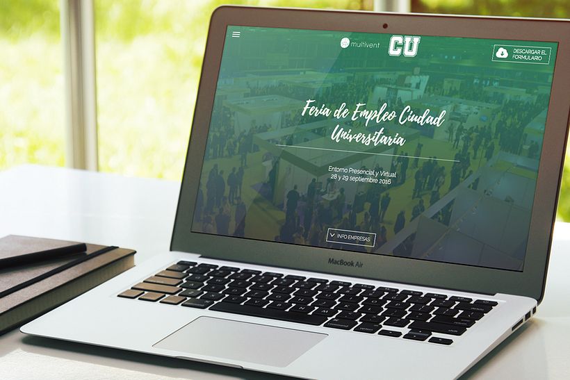 Feria Ciudad Universitaria - Diseño de Logotipo y web 2