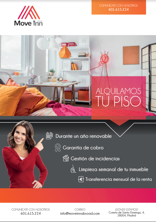 Logo y Flyer para Move Inn Abroad 1
