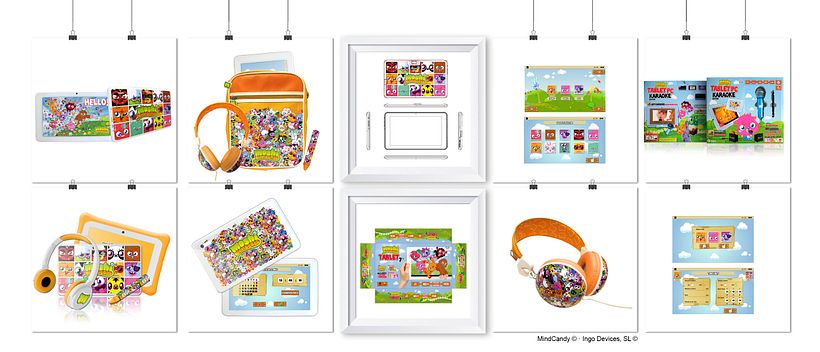Línea productos electrónicos MOSHI MONSTERS" · Idea, creación, desarrollo, seguimiento y aprobación (MindCandy©) del producto, aplicación y packaging -1