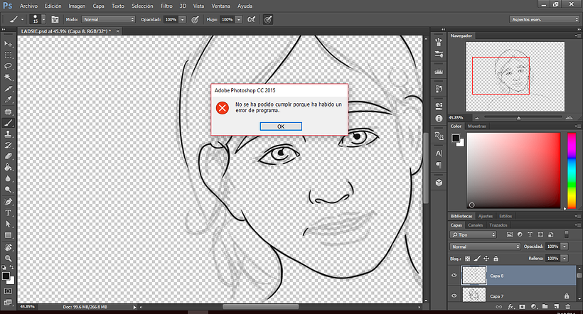 Tengo un problema con Photoshop CC 2015 1
