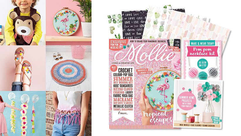 "Tropical Flamingo" Molliemakes 21