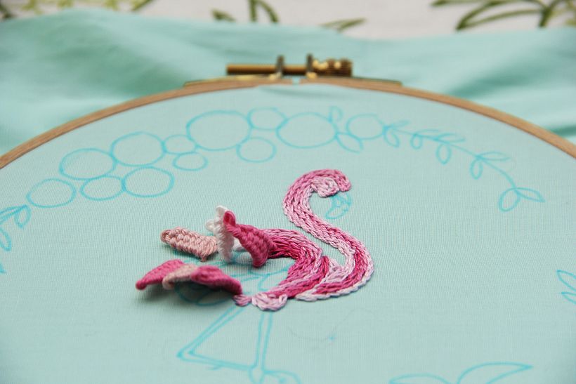 "Tropical Flamingo" Molliemakes 6