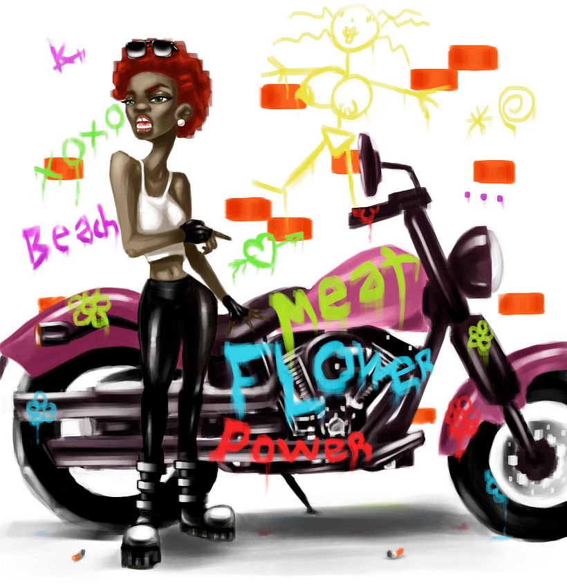 Meat flower power  -1