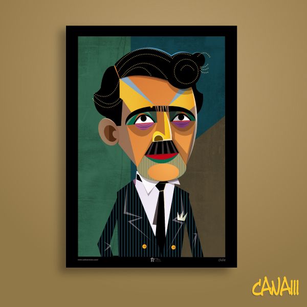 Ilustraciones para póster en técnica vectorial  -1