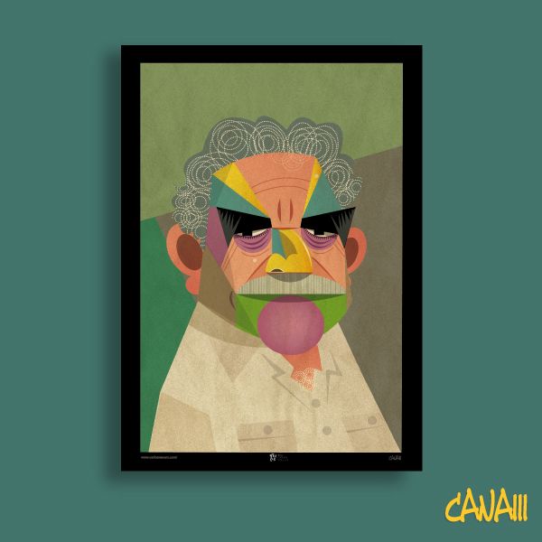 Ilustraciones para póster en técnica vectorial  0