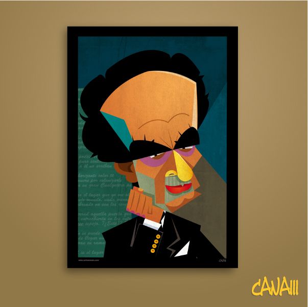 Ilustraciones para póster en técnica vectorial  3