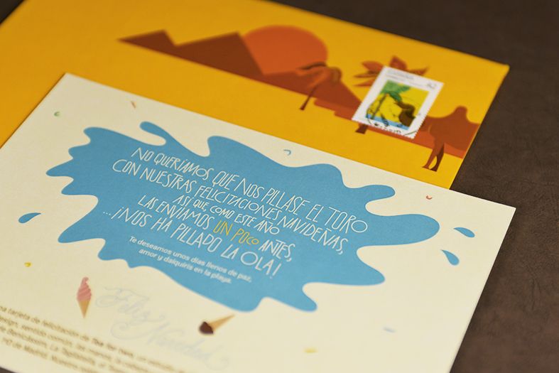 Felicitaciones navieñas en verano 2