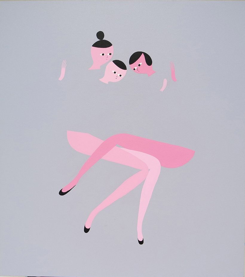 Anatomía minimalista en las pinturas de Santiago Ascui 1