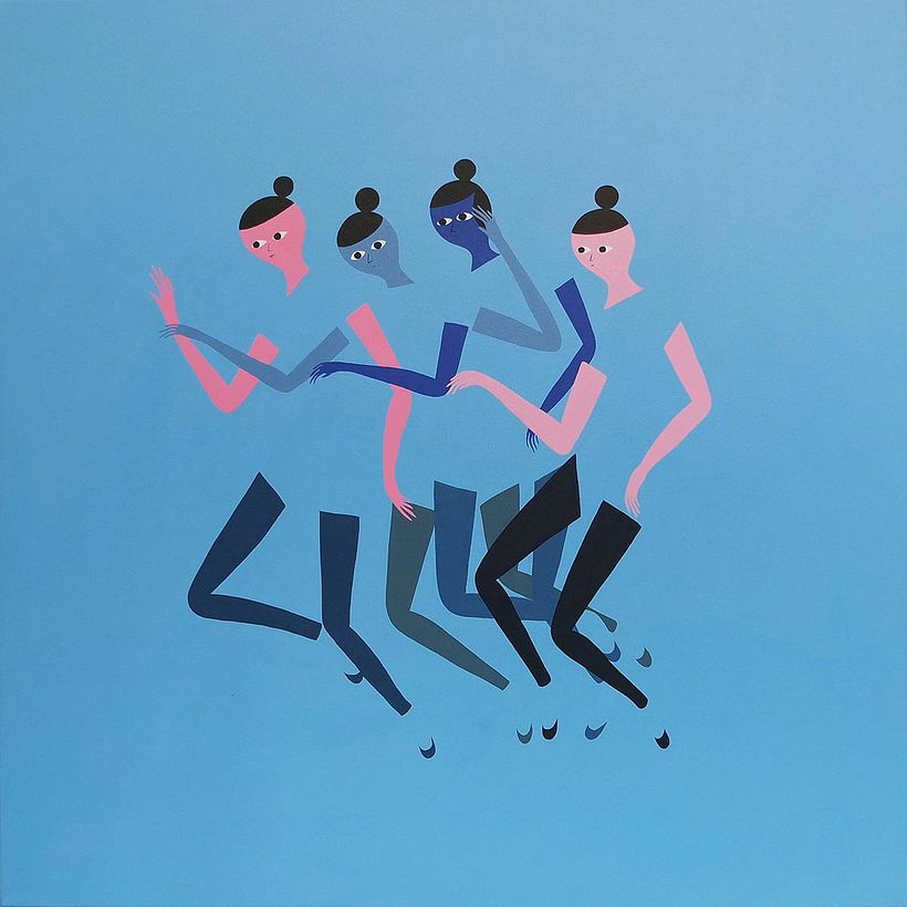 Anatomía minimalista en las pinturas de Santiago Ascui 9