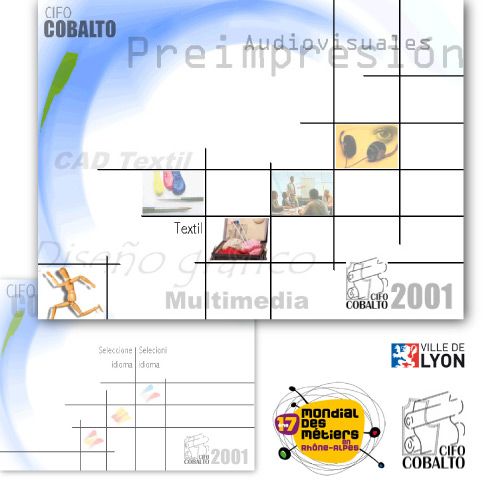 Interactivo promocional mostrado en Lyon, feria des metiers -1
