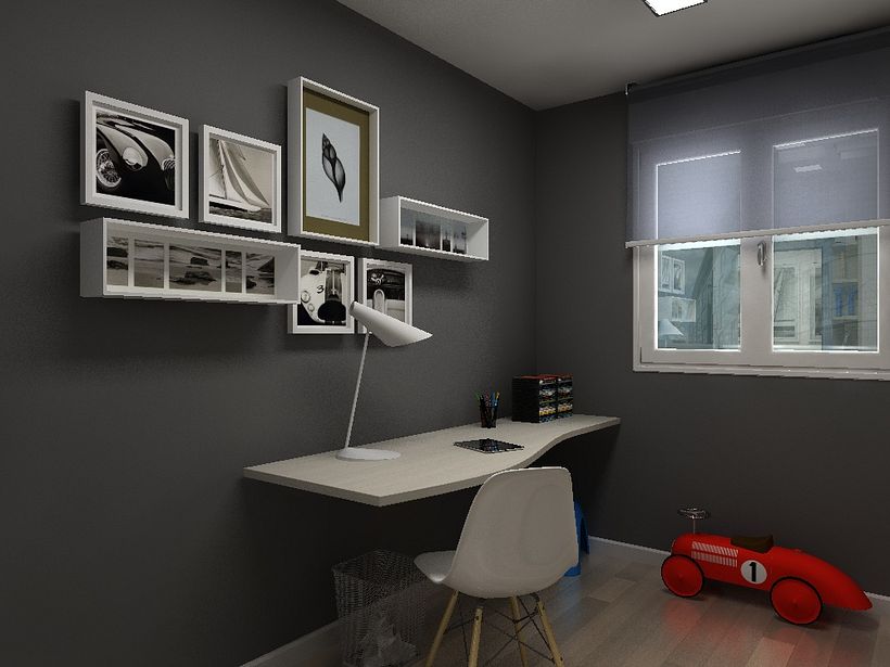 Diseño habitación juvenil 1