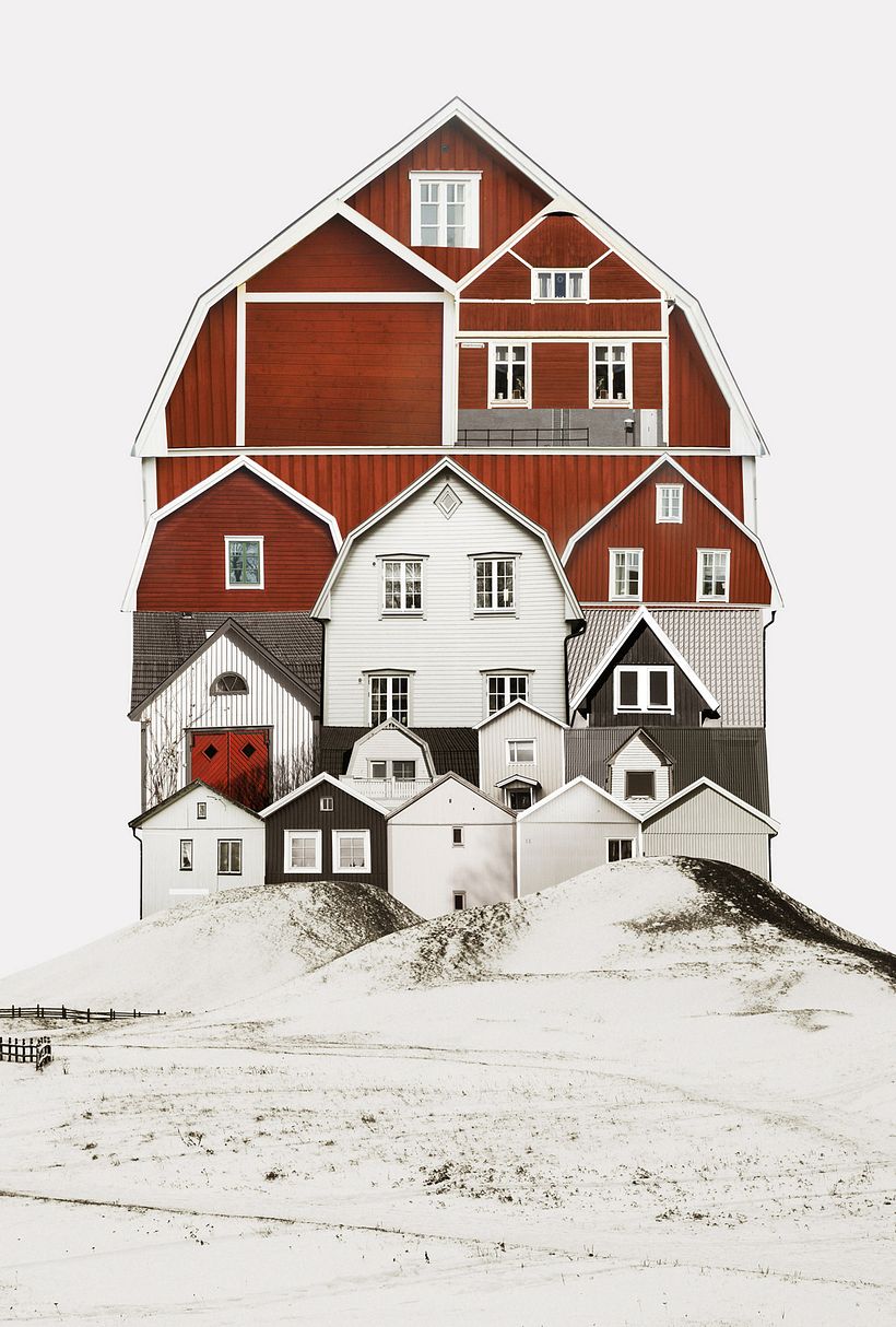 El collage urbano de Anastasia Savinova 1
