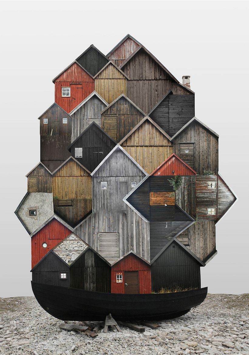 El collage urbano de Anastasia Savinova 3