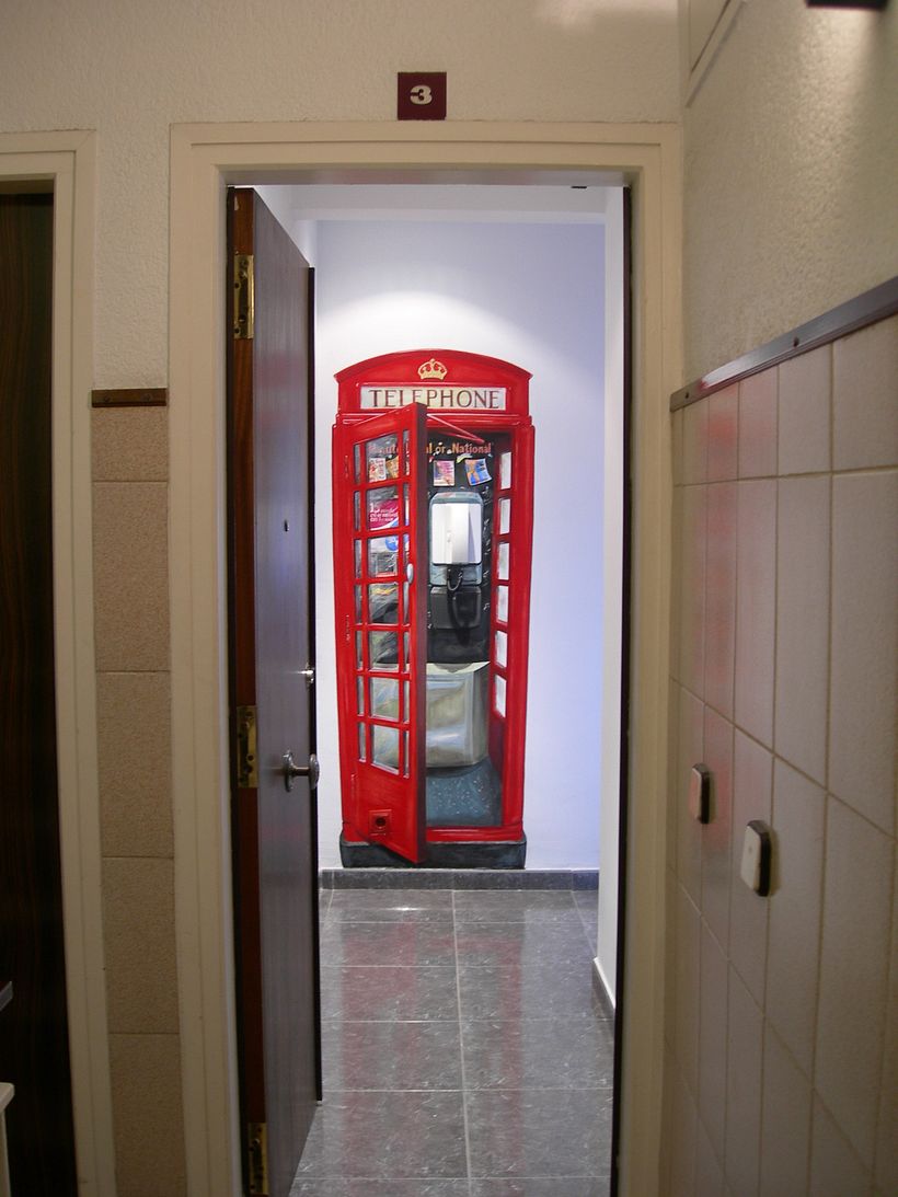 Cabina Londinense//Entrada piso. 3