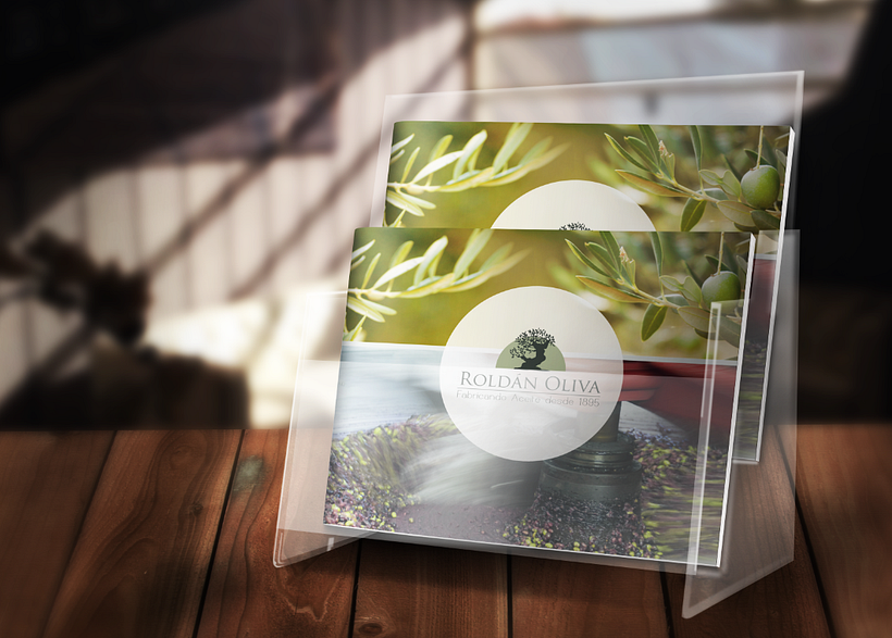 Diseño Dossier Empresa - Almanzara de aceite 0